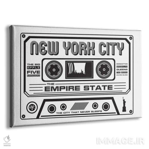 تابلو کاست شهر نیویورک اثر پرینتهای بنتون پارک (استودیو/گالری هنری) - نمای پرسپکتیو محصول