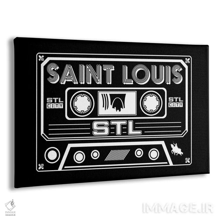تابلو کاست سنت لوئیس اثر پرینتهای بنتون پارک (استودیو/گالری هنری) - نمای پرسپکتیو محصول