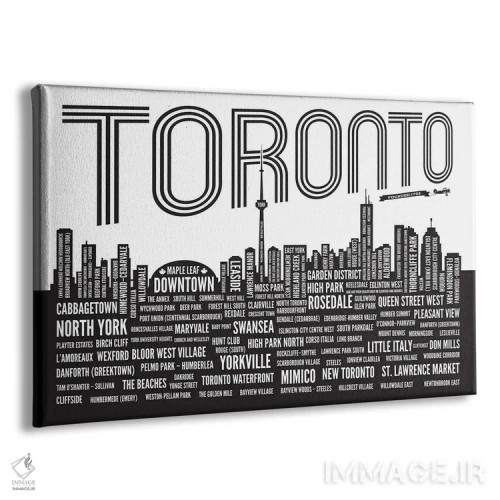 تابلو محلههای تورنتو اثر پرینتهای بنتون پارک (استودیو/گالری هنری) - نمای پرسپکتیو محصول