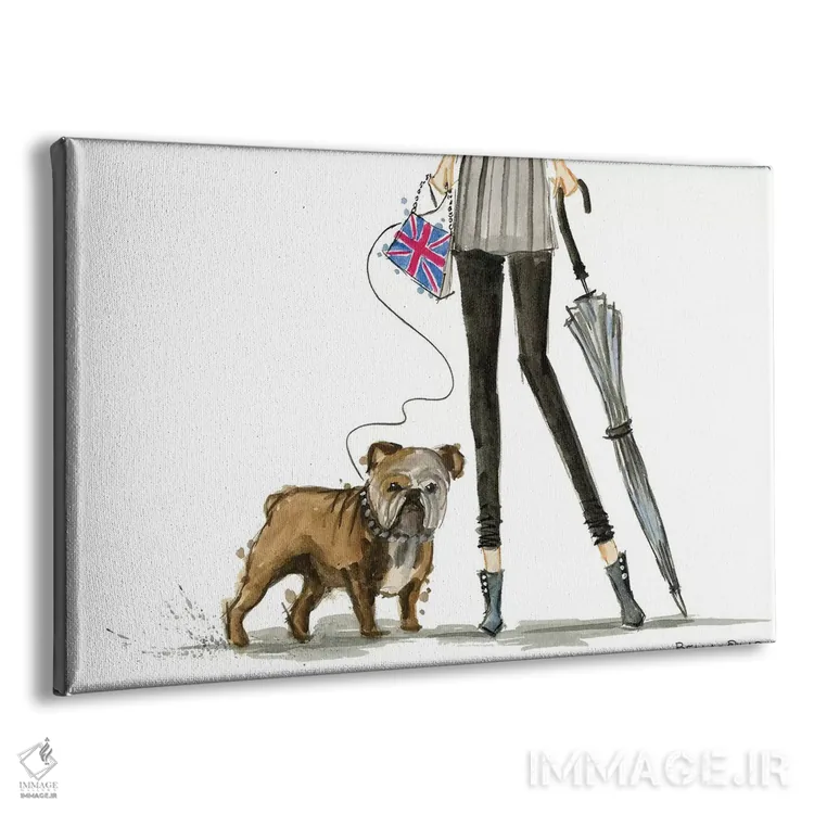 تابلو بهترین دوست دخترها اثر بلا پیلار - نمای پرسپکتیو محصول