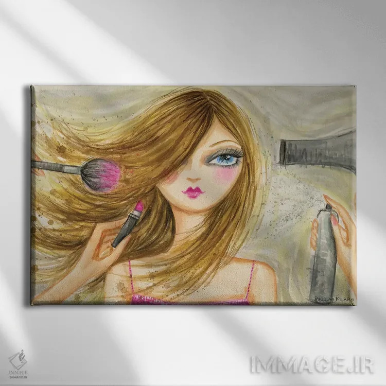 تابلو سلطنت مد روی صحنه شماره ۲ اثر بلا پیلار - نمای روبهرو روی دیوار