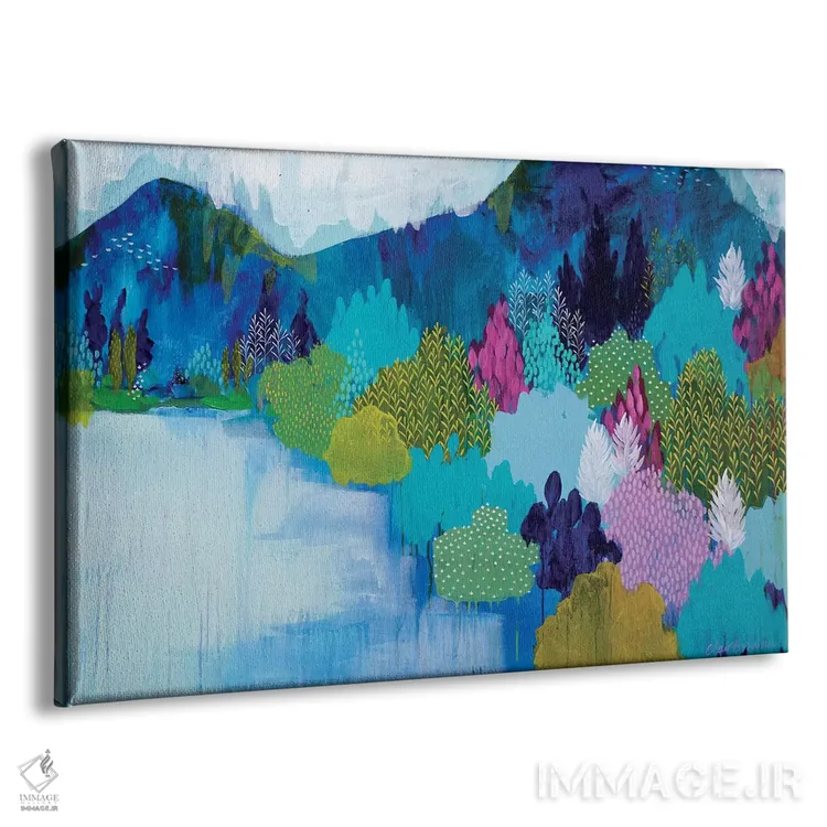 تابلو دریاچهٔ کومو (ایتالیا) اثر کلر برمنر - نمای پرسپکتیو محصول