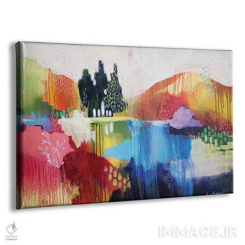 تابلو صدای کوهستان اثر کلر برمنر - نمای پرسپکتیو محصول