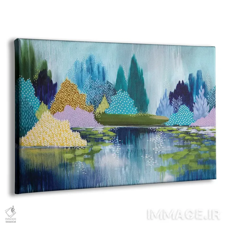 تابلو هاید پارک در بهار اثر کلر برمنر - نمای پرسپکتیو محصول