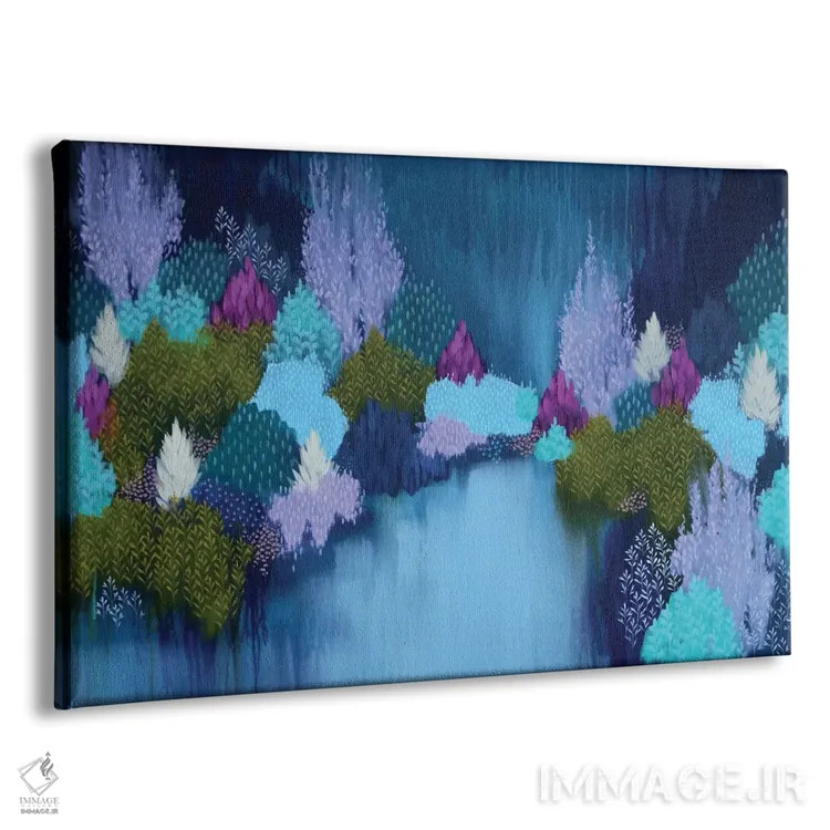 تابلو آزاد و رها دویدن اثر کلر برمنر - نمای پرسپکتیو محصول