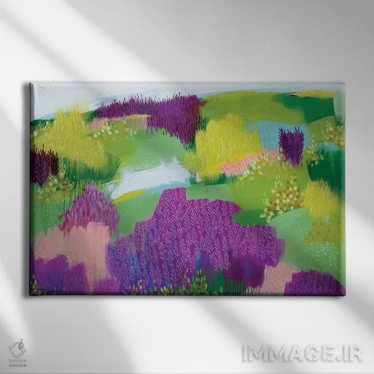 تابلو سایهروشنهای تابستان اثر کلر برمنر - نمای روبهرو روی دیوار