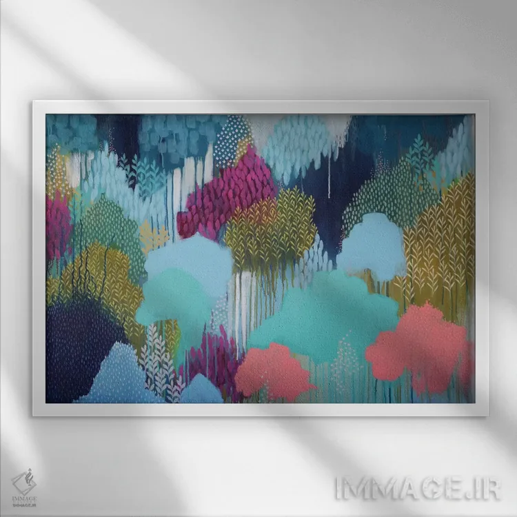 تابلو تو نمیتوانی فراتر بروی اثر کلر برمنر - نمای قابدار سفید