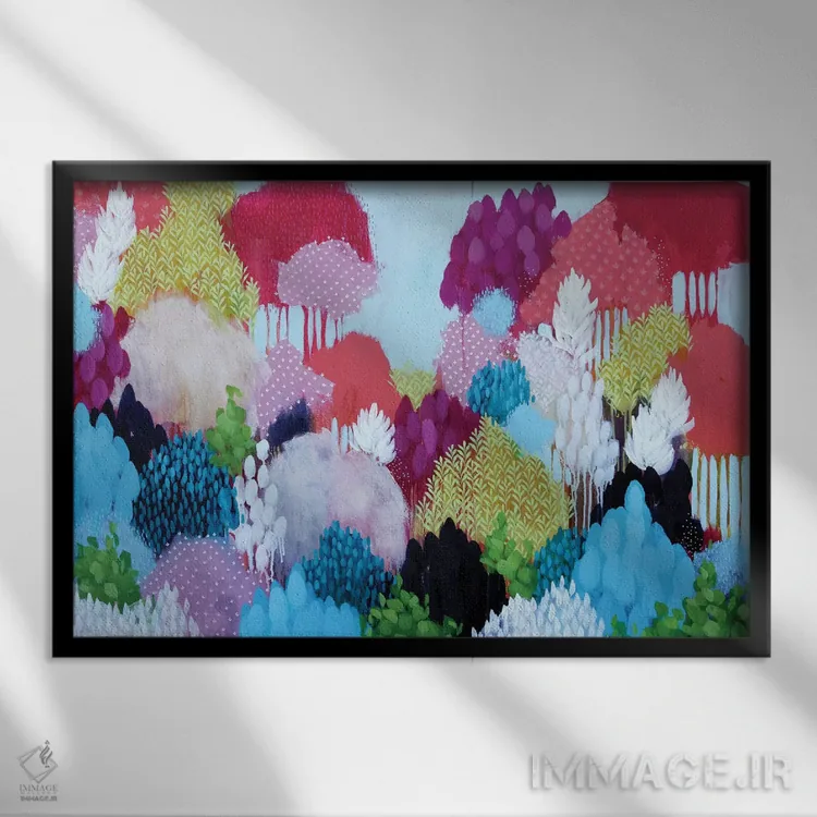 تابلو آغاز پاییز اثر کلر برمنر - نمای قابدار مشکی