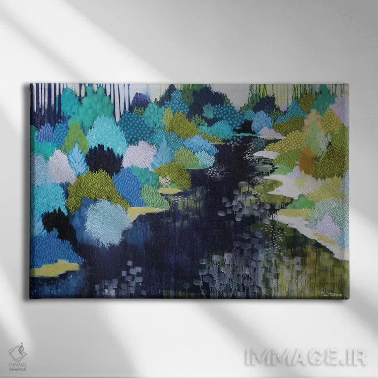 تابلو آخرین نور اثر کلر برمنر - نمای روبهرو روی دیوار