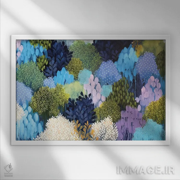 تابلو زیبایی بیپایان اثر کلر برمنر - نمای قابدار سفید