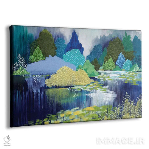 تابلو دریاچه در هاید پارک اثر کلر برمنر - نمای پرسپکتیو محصول