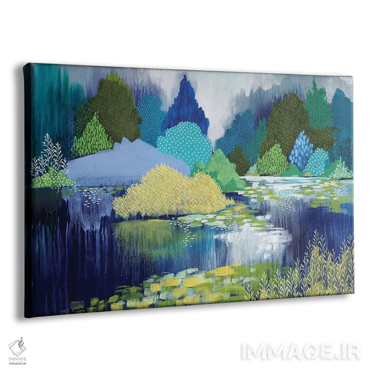تابلو دریاچه در هاید پارک اثر کلر برمنر - نمای پرسپکتیو محصول