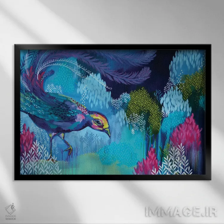 تابلو صدایت را میشنوم اثر کلر برمنر - نمای قابدار مشکی