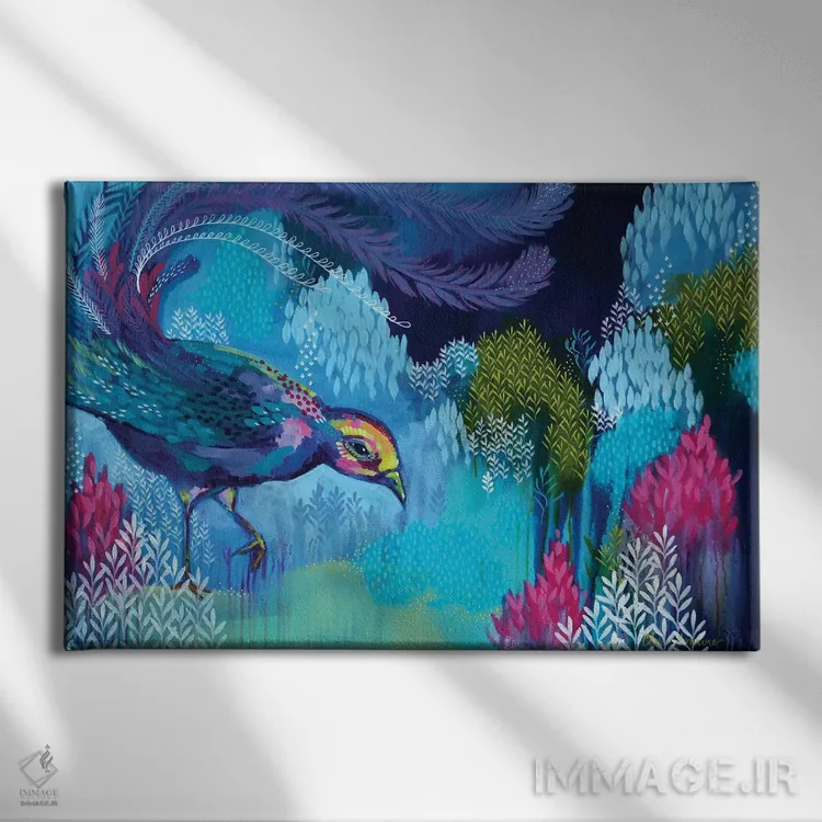 تابلو صدایت را میشنوم اثر کلر برمنر - نمای روبهرو روی دیوار