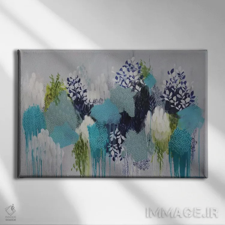 تابلو در طول روزها اثر کلر برمنر - نمای روبهرو روی دیوار