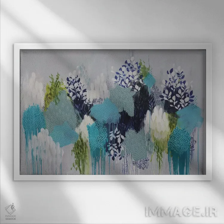 تابلو در طول روزها اثر کلر برمنر - نمای قابدار سفید