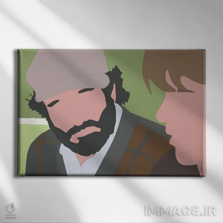 تابلو ویل هانتینگ خوب (فیلم) اثر بوریلیانا - نمای روبهرو روی دیوار