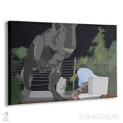 تابلو پارک ژوراسیک (فیلم) اثر بوریلیانا - نمای پرسپکتیو محصول