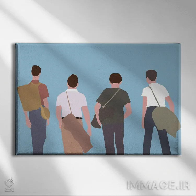 تابلو با من بایست (فیلم) اثر بوریلیانا - نمای روبهرو روی دیوار