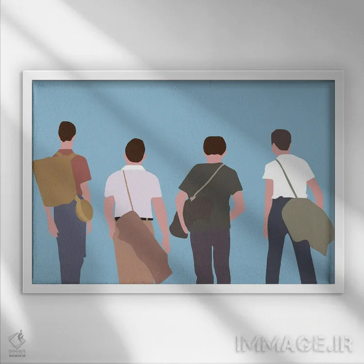 تابلو با من بایست (فیلم) اثر بوریلیانا - نمای قابدار سفید