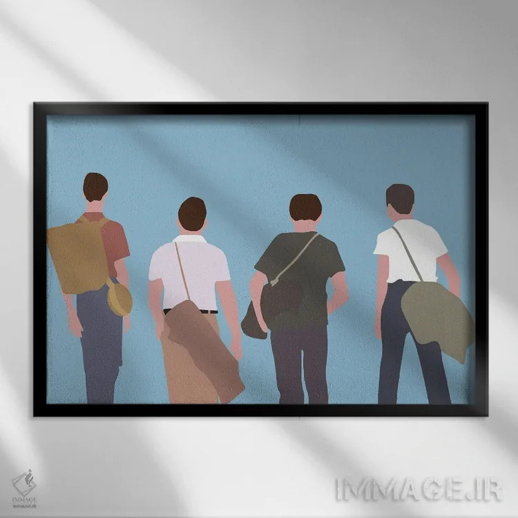 تابلو با من بایست (فیلم) اثر بوریلیانا - نمای قابدار مشکی