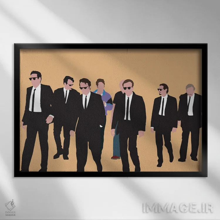 تابلو سگهای انباری II (فیلم) اثر بوریلیانا - نمای قابدار مشکی