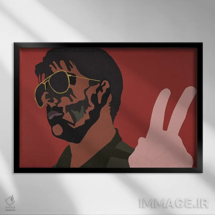 تابلو راشمور (فیلم) اثر بوریلیانا - نمای قابدار مشکی