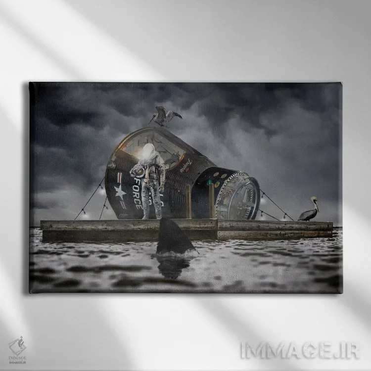 تابلو رفقا (دوست صمیمی) اثر جیسون بروک - نمای روبهرو روی دیوار