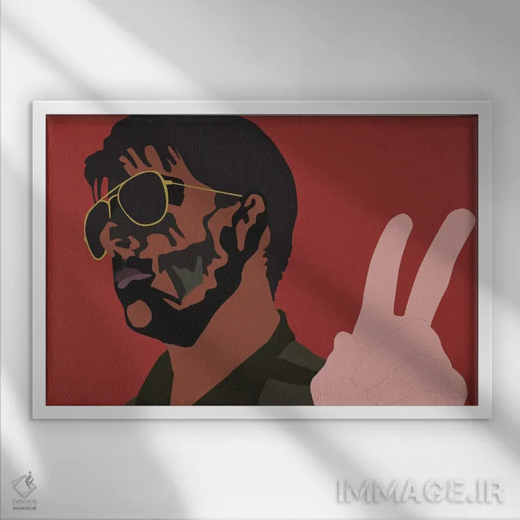 تابلو راشمور (فیلم) اثر بوریلیانا - نمای قابدار سفید