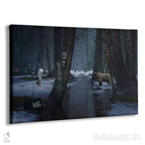 تابلو رنگهای متضاد اثر جیسون بروک - نمای پرسپکتیو محصول