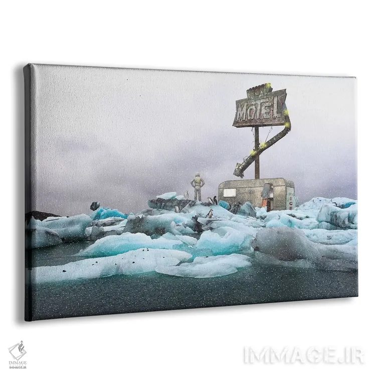 تابلو شاهانهای خشن اثر جیسون بروک - نمای پرسپکتیو محصول