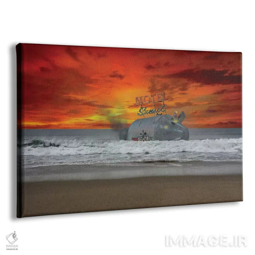 تابلو سقوط از فضا اثر جیسون بروک - نمای پرسپکتیو محصول