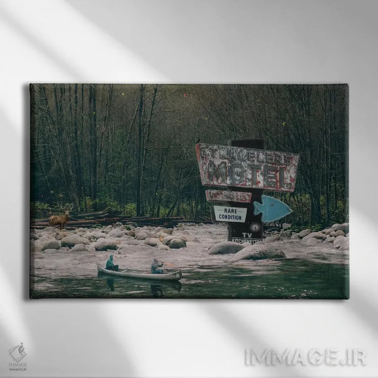 تابلو علائم را دنبال کن اثر جیسون بروک - نمای روبهرو روی دیوار