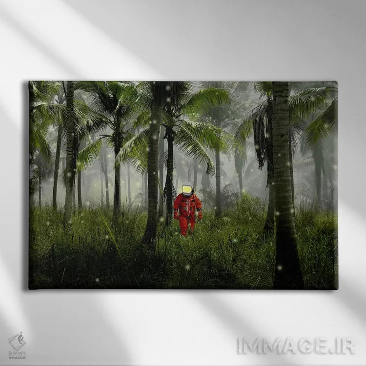 تابلو چراغهای راهنما اثر جیسون بروک - نمای روبهرو روی دیوار