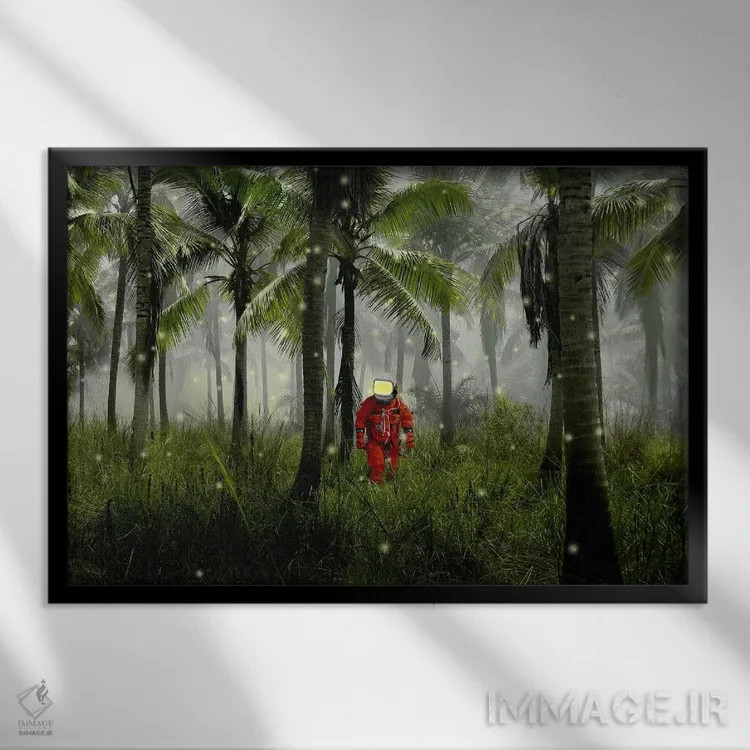 تابلو چراغهای راهنما اثر جیسون بروک - نمای قابدار مشکی