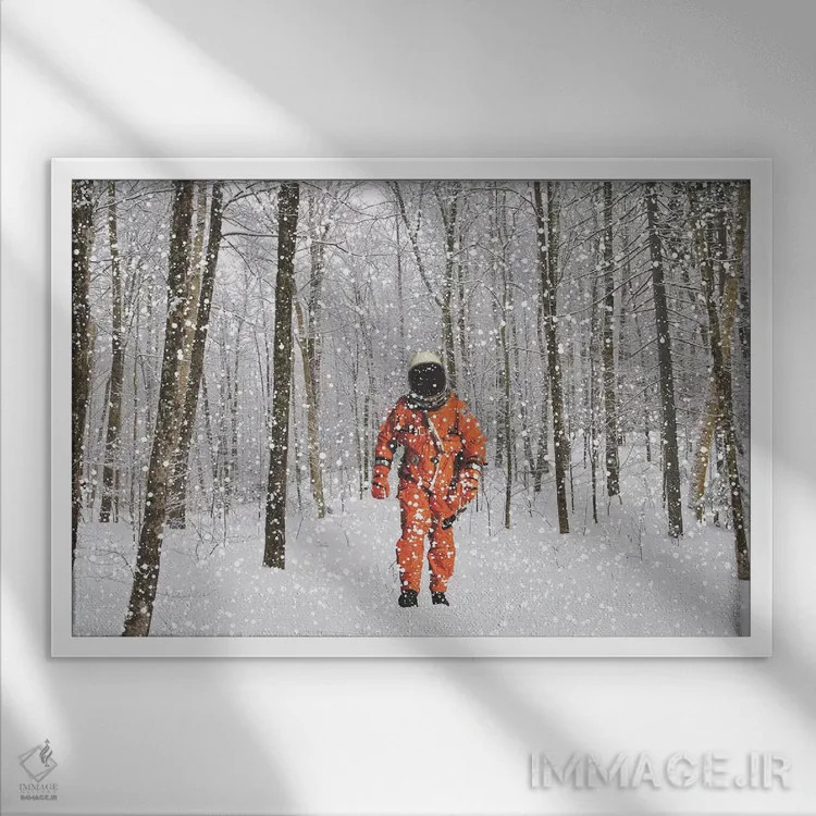 تابلو گمشده در کلرادو II اثر جیسون بروک - نمای قابدار سفید