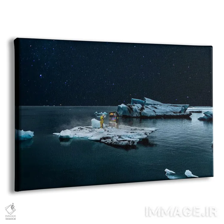 تابلو اشغالگر فضایی (بازی کلاسیک) اثر جیسون بروک - نمای پرسپکتیو محصول