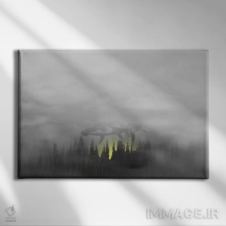تابلو شکاف/رخنه اثر جیسون بروک - نمای روبهرو روی دیوار