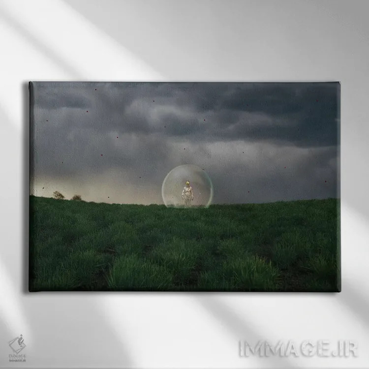 تابلو کیمیاگر اثر جیسون بروک - نمای روبهرو روی دیوار