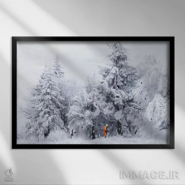 تابلو حواسپرت/فضایی شدن اثر جیسون بروک - نمای قابدار مشکی