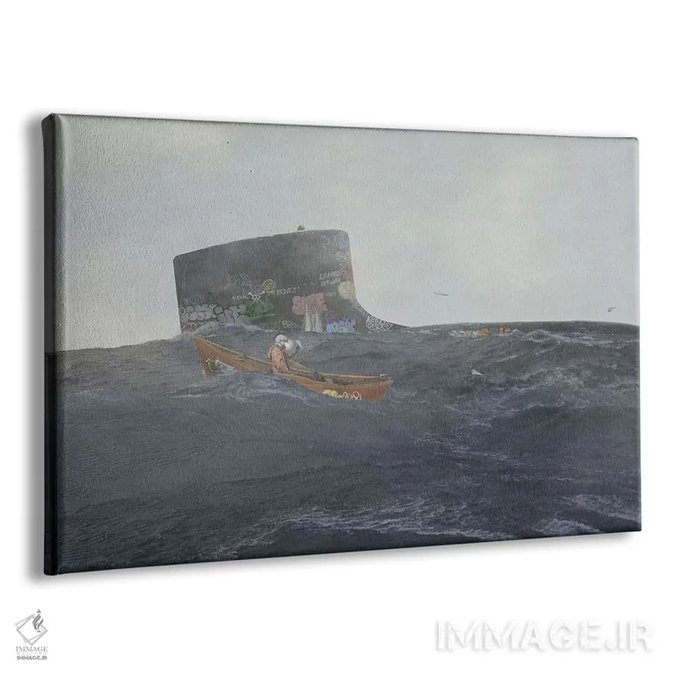 تابلو بال و دعا (اصطلاح امید/تشویق) اثر جیسون بروک - نمای پرسپکتیو محصول