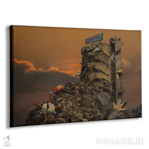 تابلو آسمان در حال سقوط است اثر جیسون بروک - نمای پرسپکتیو محصول