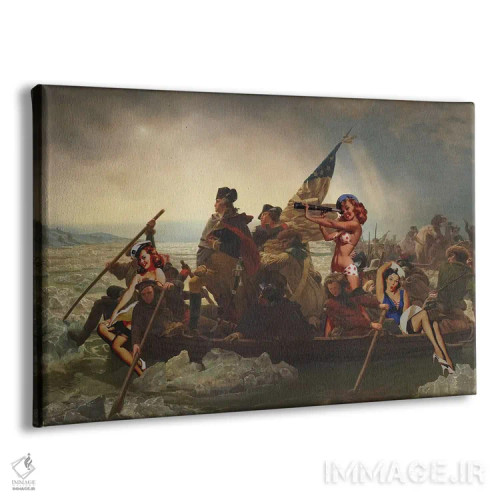 تابلو یانکی دودل کندی (آبنبات آمریکایی) اثر جیسون بروک - نمای پرسپکتیو محصول