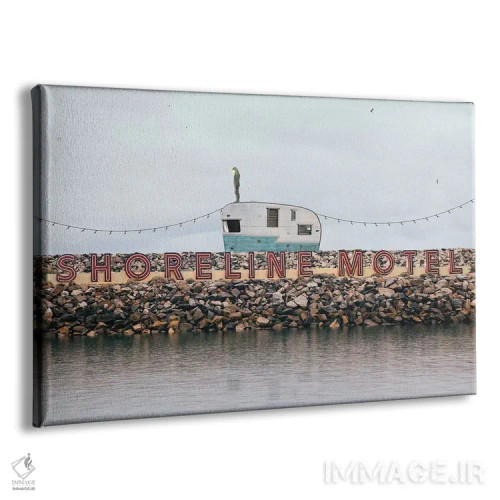 تابلو آینده بیساحل (آینده نامطمئن) اثر جیسون بروک - نمای پرسپکتیو محصول