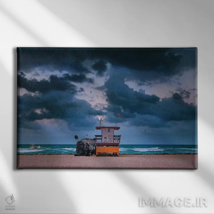 تابلو نگهبان اثر جیسون بروک - نمای روبهرو روی دیوار