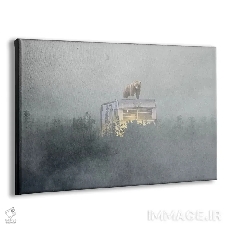 تابلو شکار شدن اثر جیسون بروک - نمای پرسپکتیو محصول