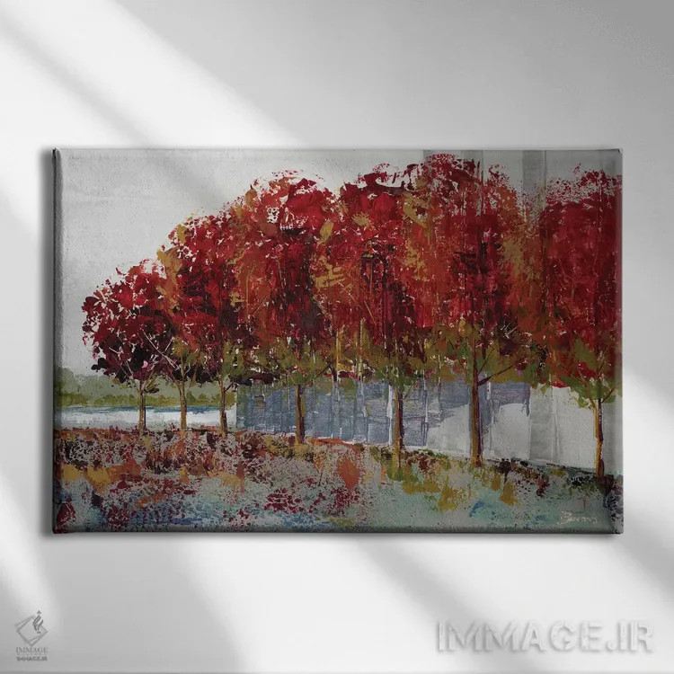 تابلو پاییز در سوبا کامون اثر جان باروز - نمای روبهرو روی دیوار