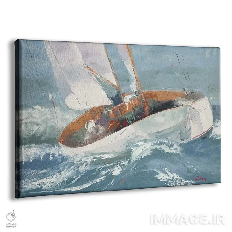 تابلو رهسپار دریا اثر جان باروز - نمای پرسپکتیو محصول