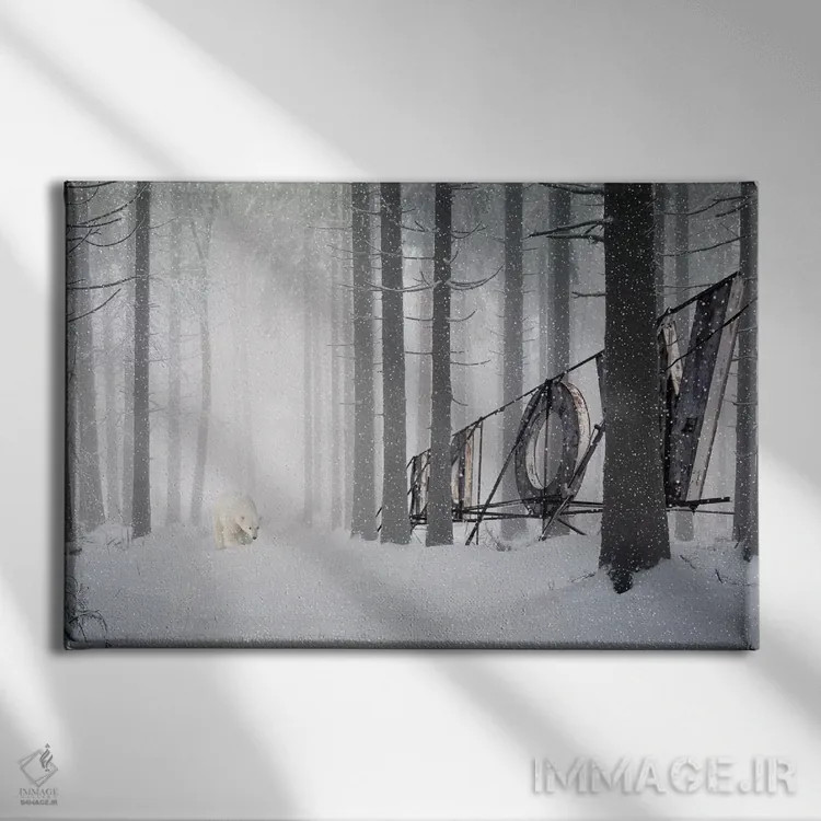 تابلو چه دنیای شگفتانگیزی اثر جیسون بروک - نمای روبهرو روی دیوار