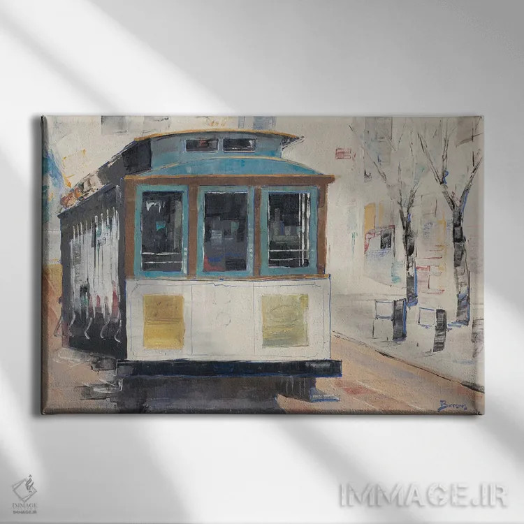 تابلو شهر کابلی اثر جان باروز - نمای روبهرو روی دیوار